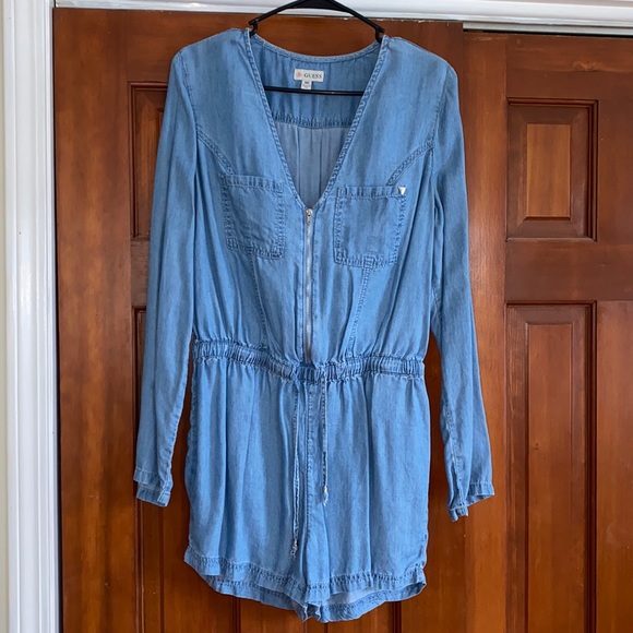 Guess Pants - Chambray romper